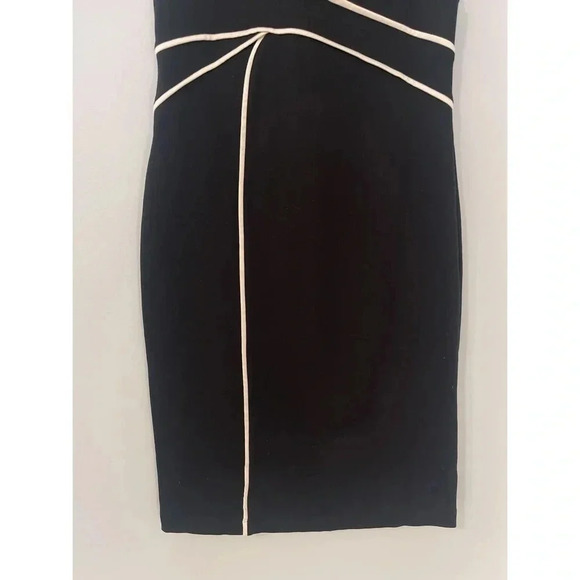 Anthropologie Maeve Cavatina Dress Size 4P Black Sleeveless Slim Sheath Stretch - Picture 6 of 15
